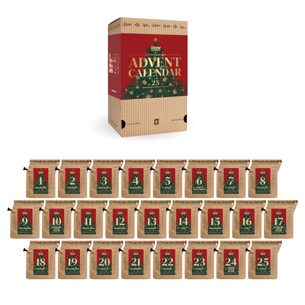 Festive Red Coffee Advent Calendar